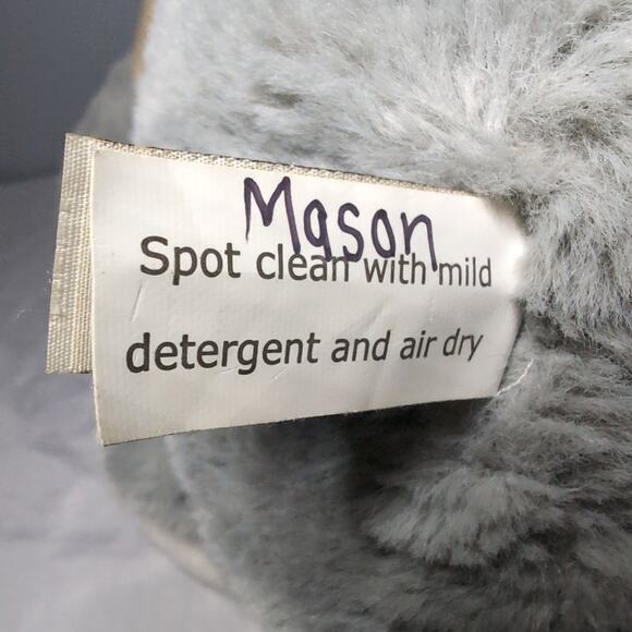 RBI Ron Banafato Inc Elephant Plush Scout Safari Hat Grey Soft Stuffed Animal - Picture 10 of 12